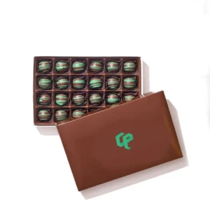 Custom Dark Chocolate Truffle Box