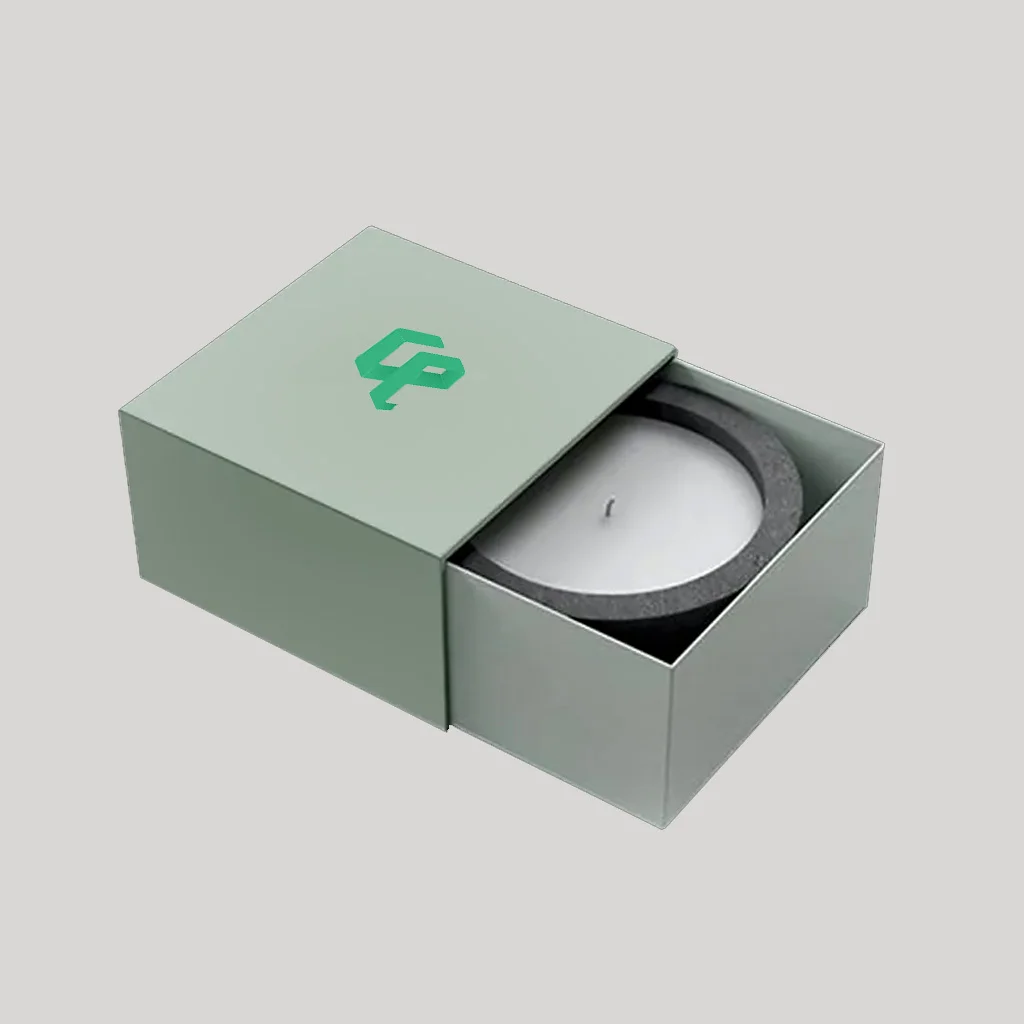 custom candle jar sleeve box