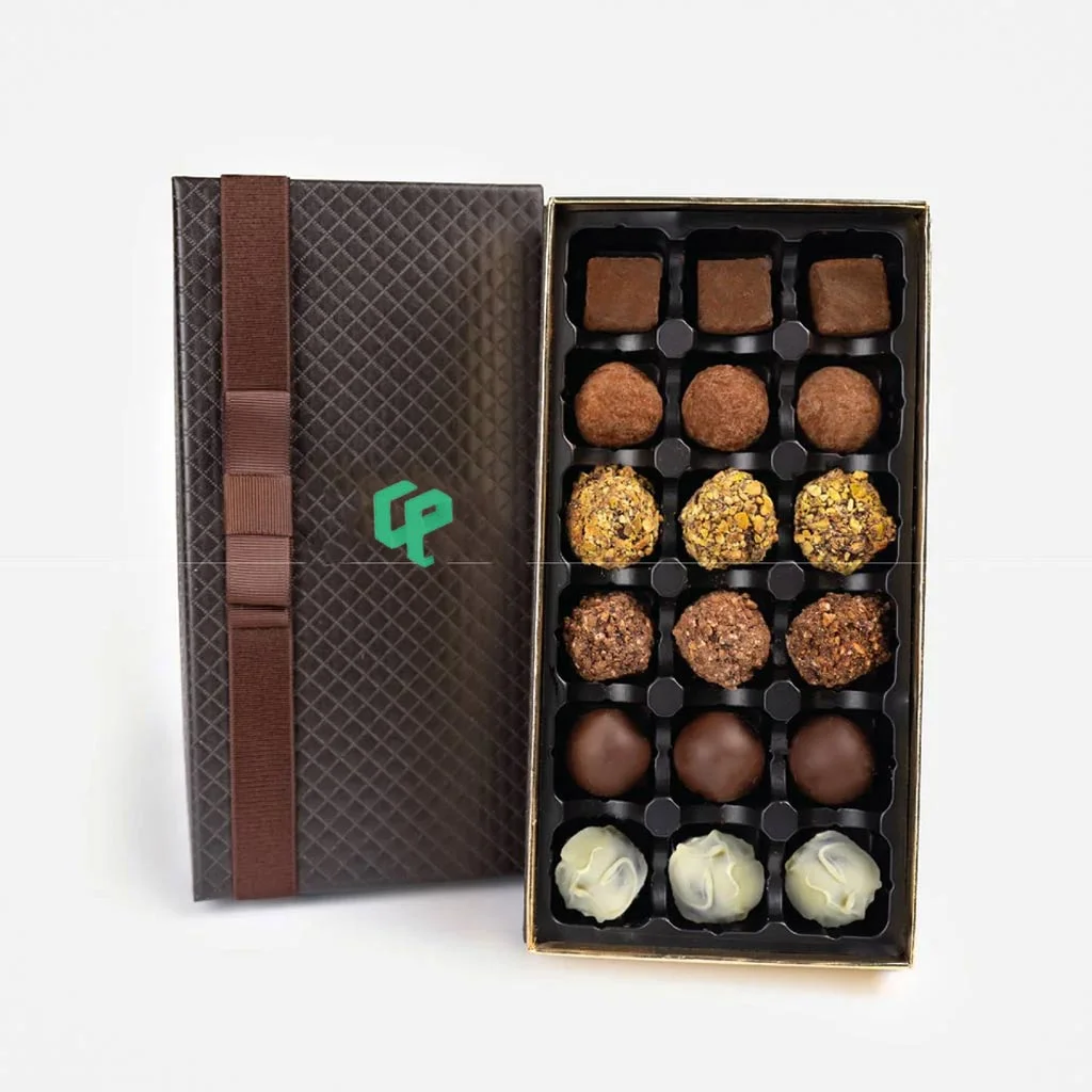 dark chocolate truffles gift box