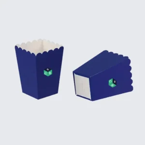 blue popcorn boxes