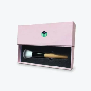 box of makeup brushes