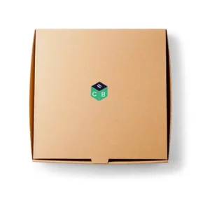 brown pizza boxes