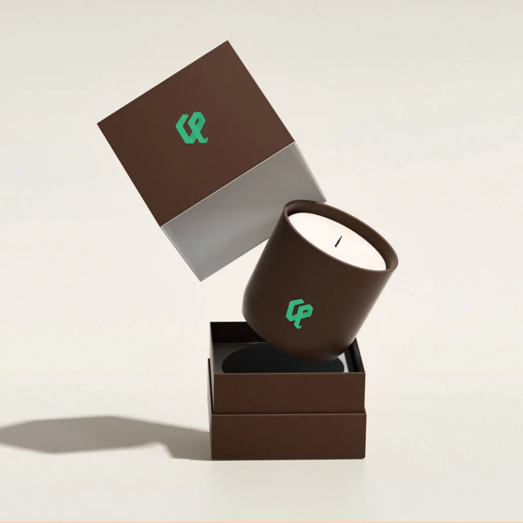 candle brown shipping box