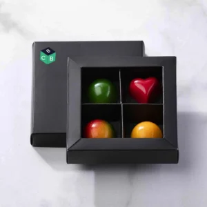 candy in black packaging