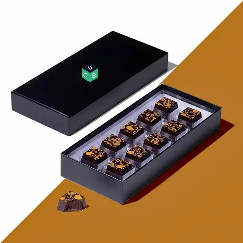 chocolate boxes with dividers