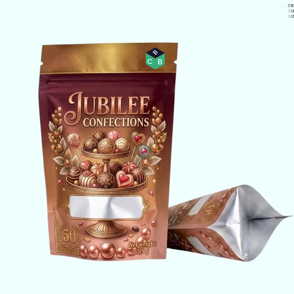 Custom Chocolate Mylar Bags - Image 3