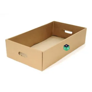 corrugated box tray