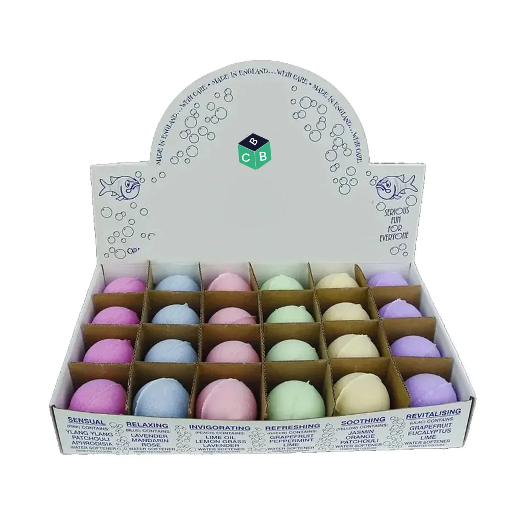 custom bath bomb display packaging boxes