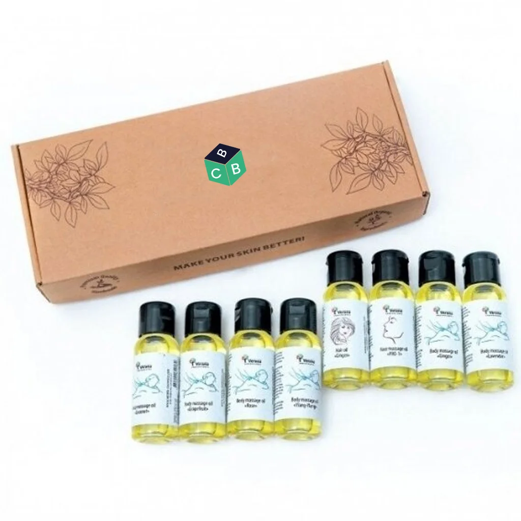 custom printed massage oil boxes