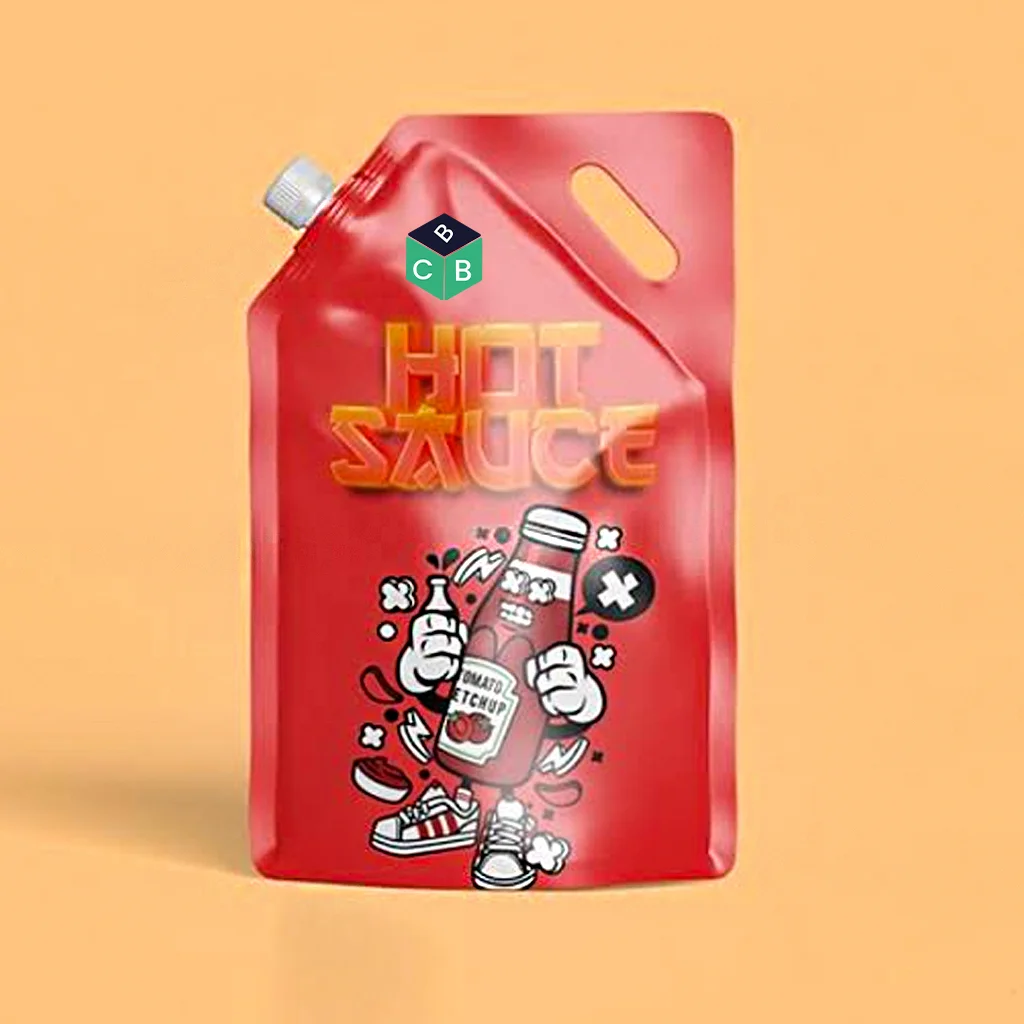 custom sauce mylar bag