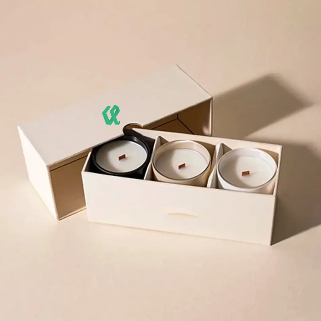 custom two piece candle box