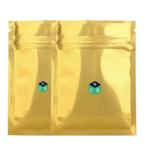 gold mylar bags