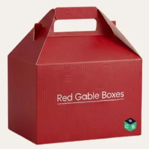 red gable box