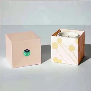 square candle box