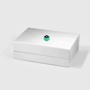 white gift boxes with lids