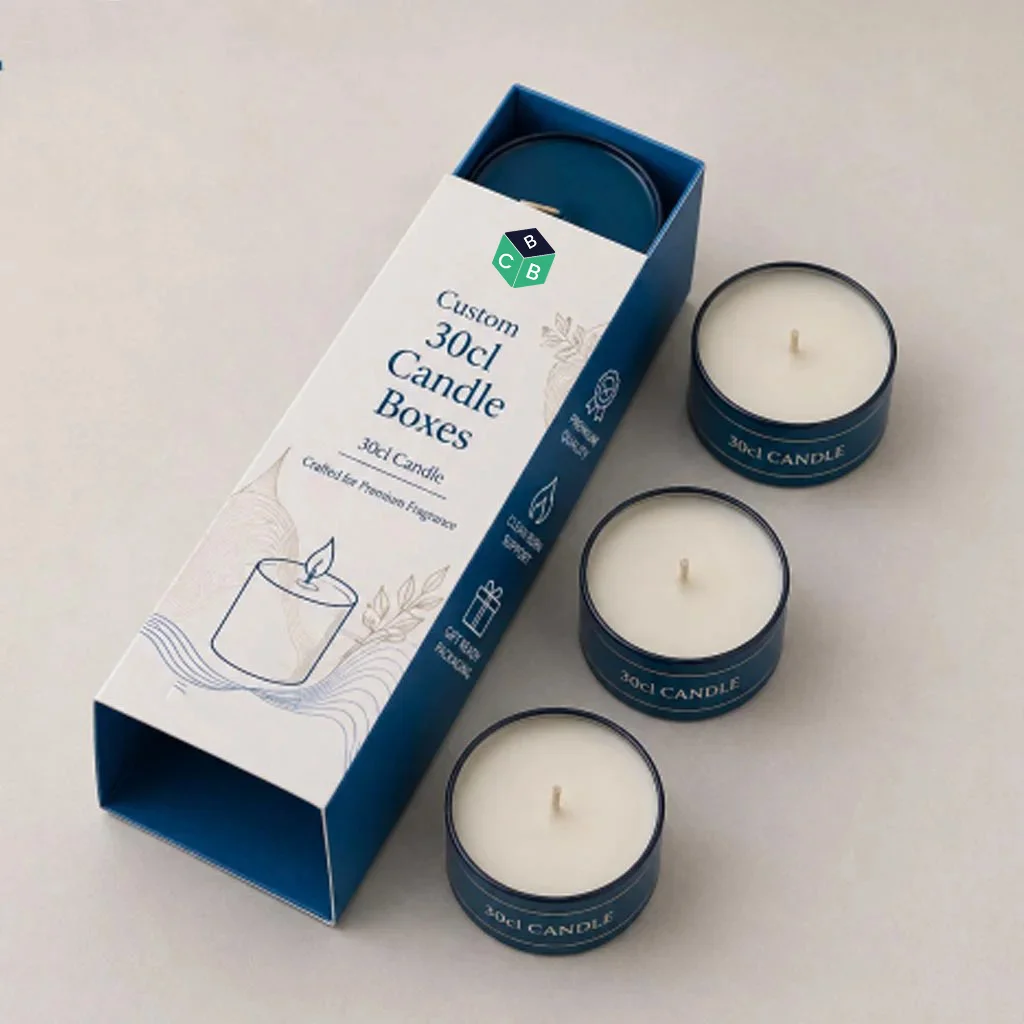 30cl kraft candle box