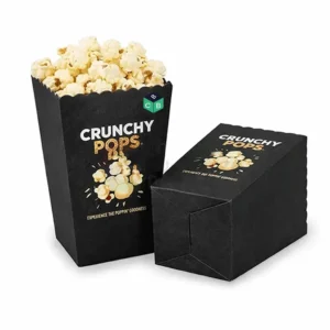 black popcorn boxes
