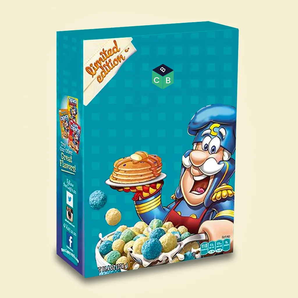 Custom Blue Cereal Boxes - Image 2