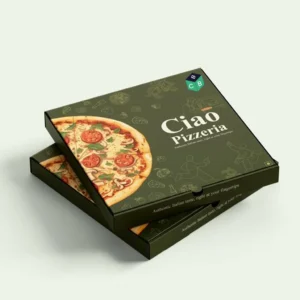branded pizza boxes