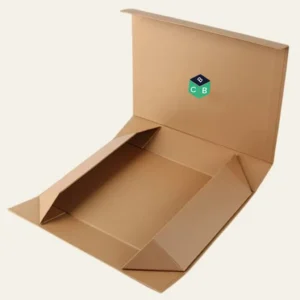 brown kraft paper folding box