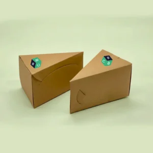 cake slice packaging box