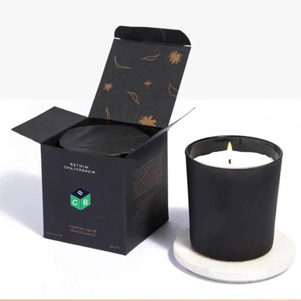 candle jars and boxes