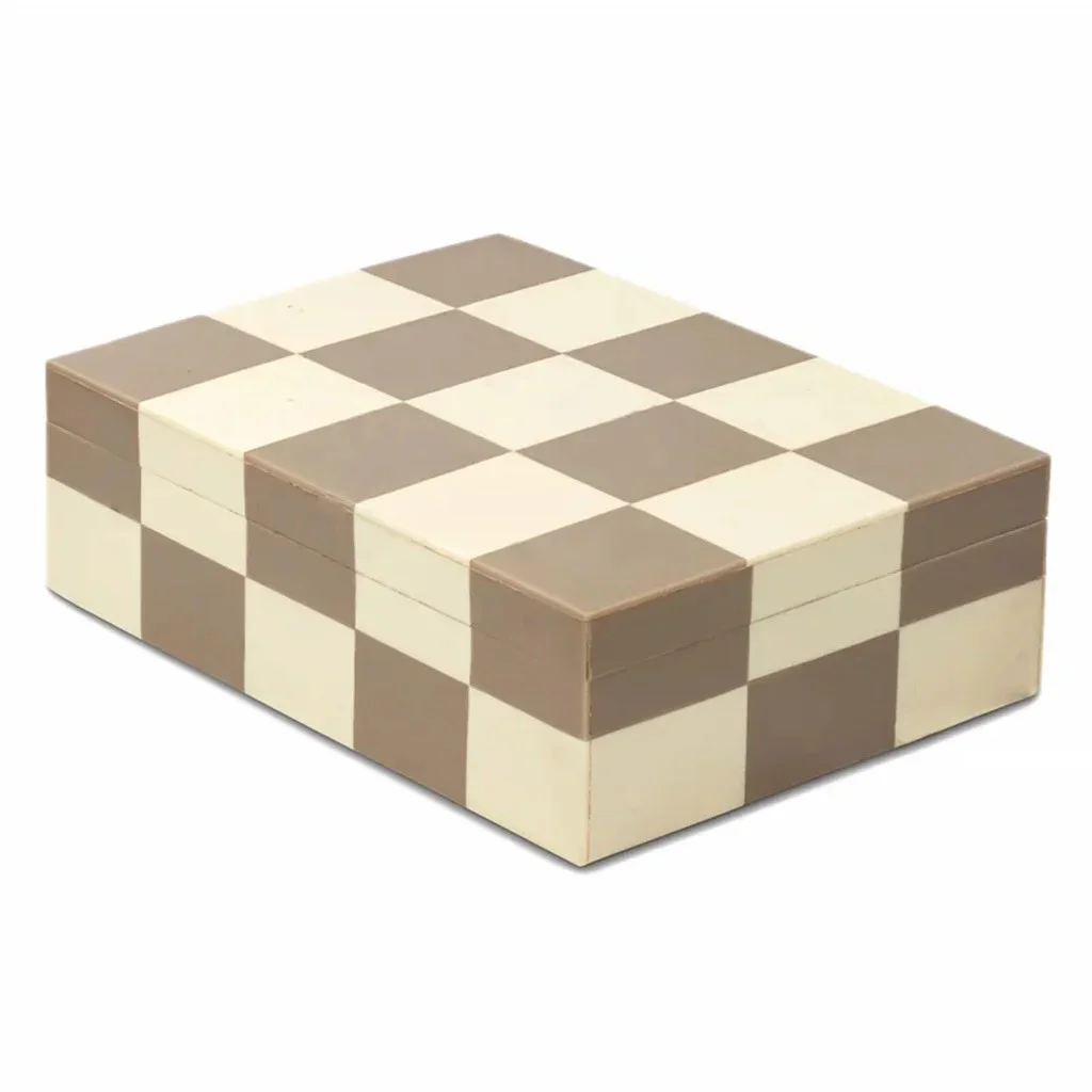 checkered box