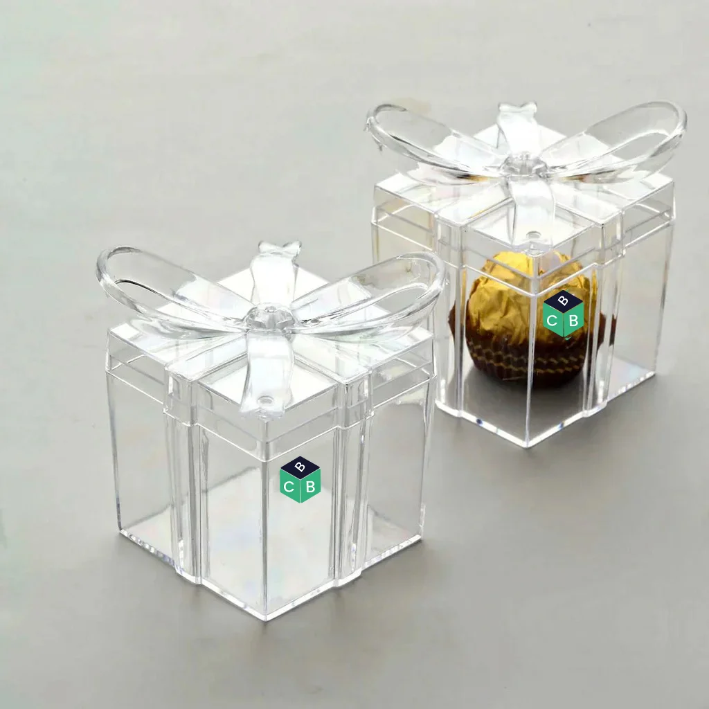clear candy boxes
