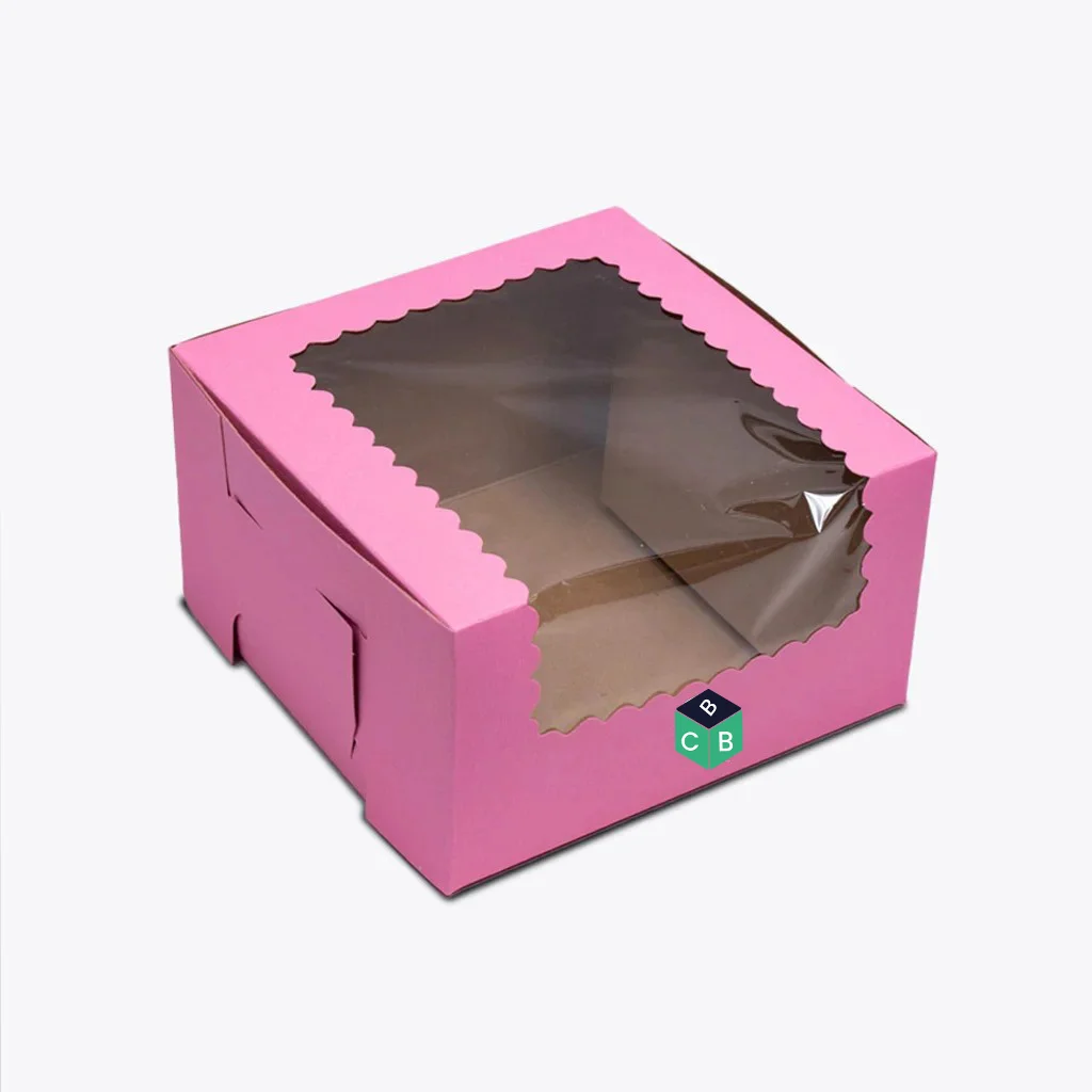 custom cake box with window