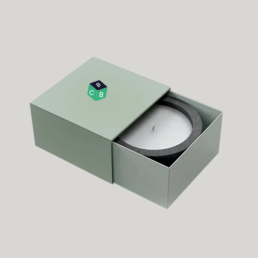 custom candle jar sleeve box