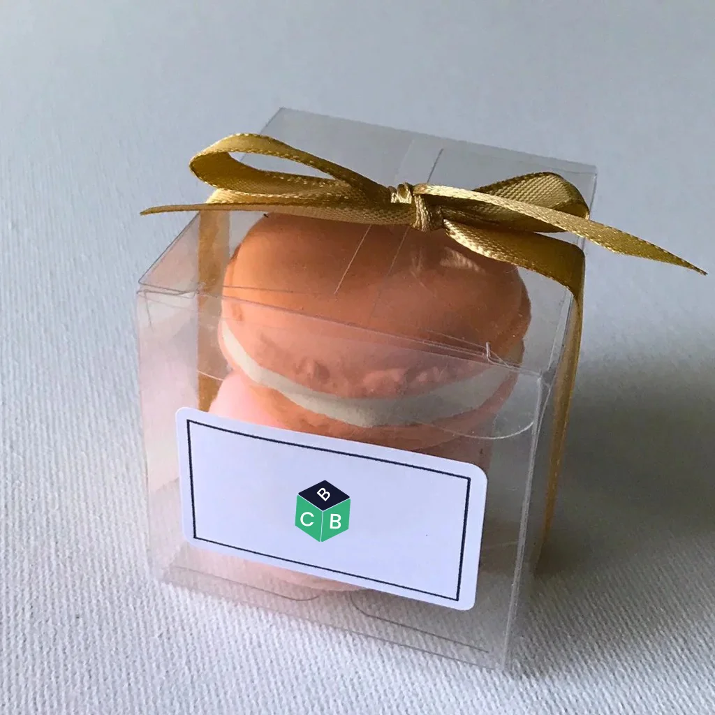 custom clear candy box