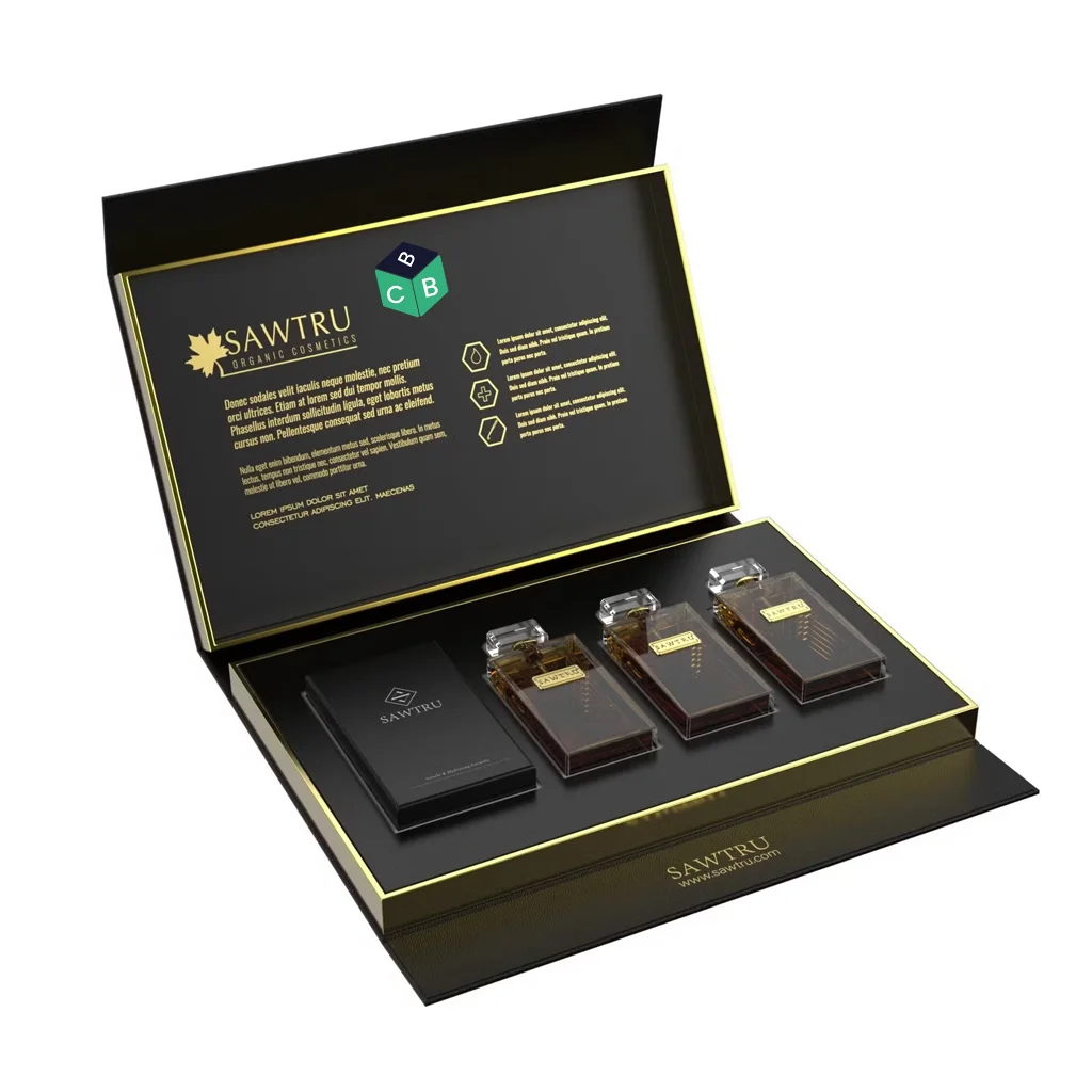 custom double opening perfume box