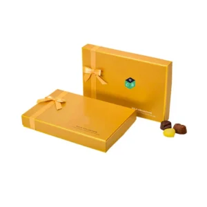 custom gold candy packaging boxes
