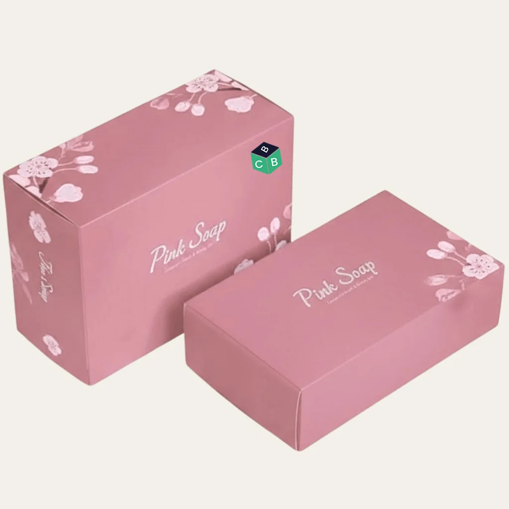 custom pink soap boxes