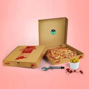 custom pizza kraft 10 X 10 X 2 boxes