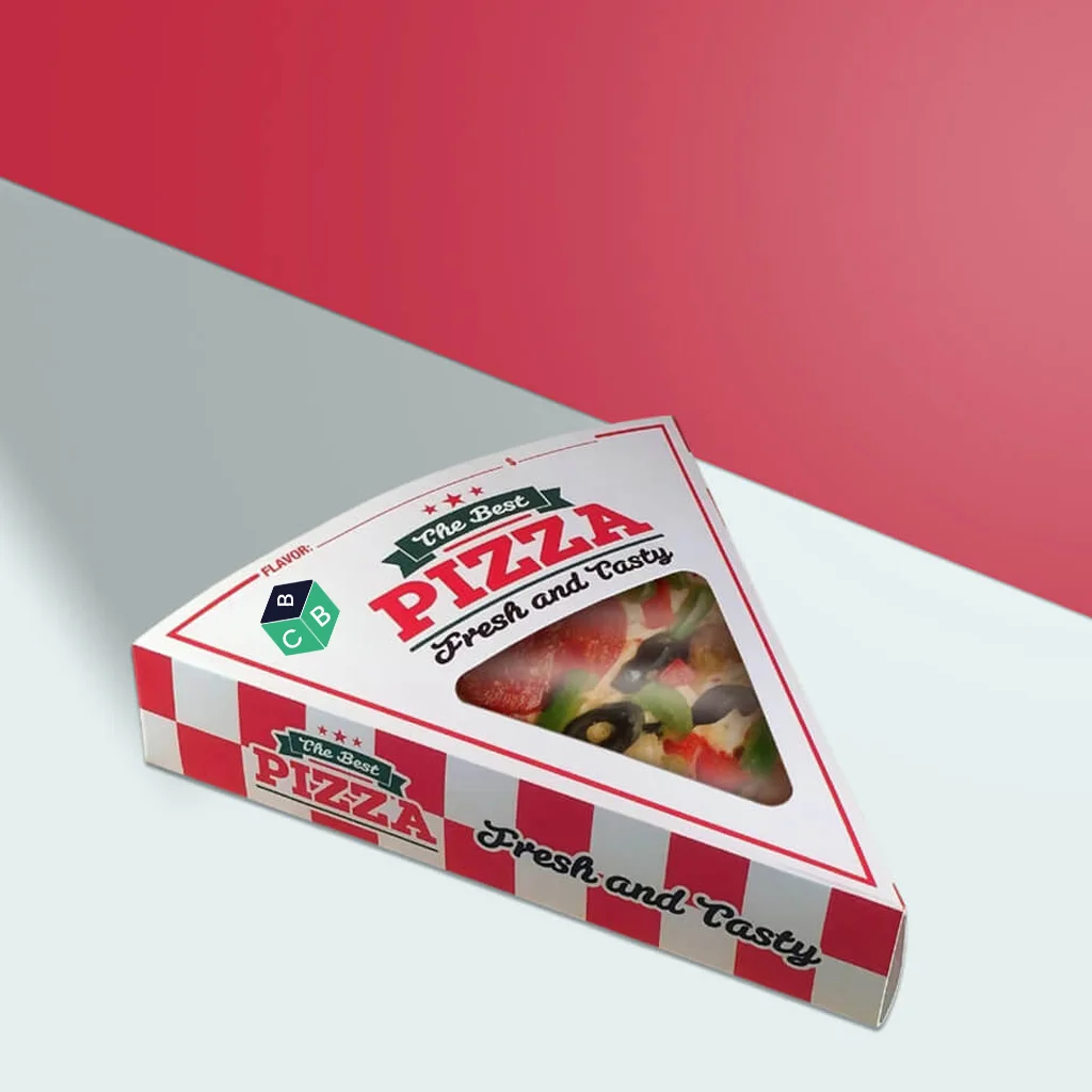 custom pizza slice box