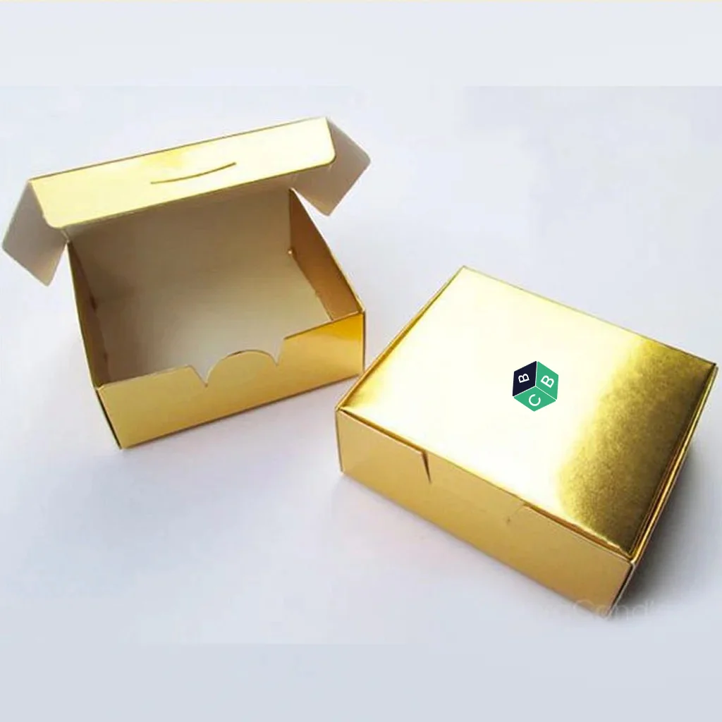 gold candy packaging box