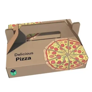 pizza box with handle