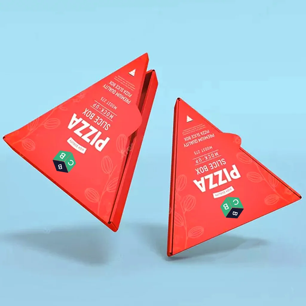 triangle box pizza slice