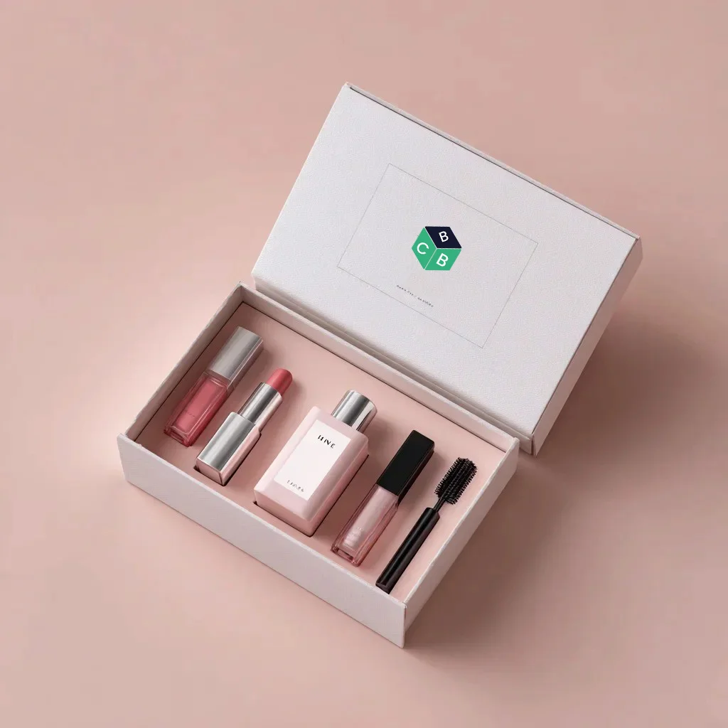 white makeup boxes