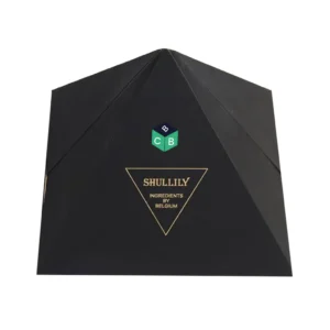 custom branded pyramid boxes