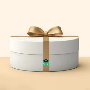 custom empty round gift boxes with lids
