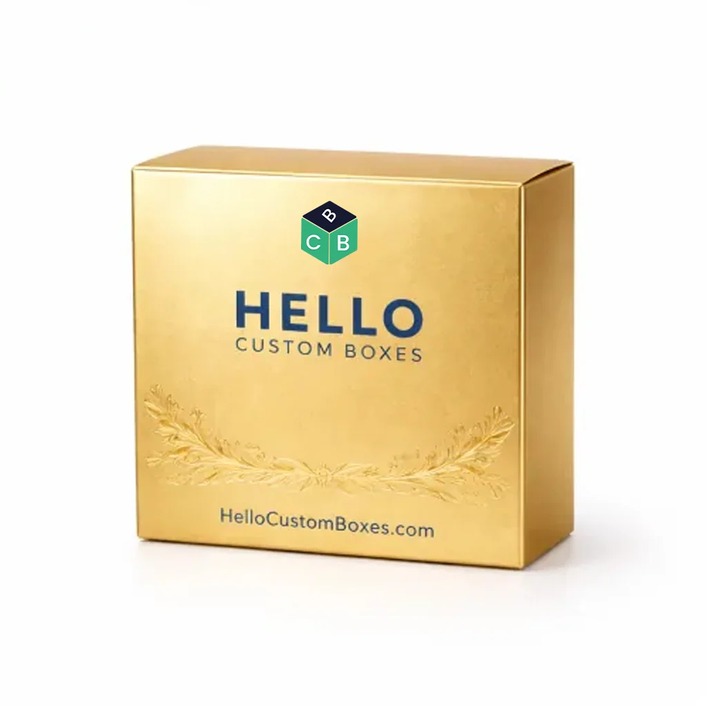 custom gold foil boxes