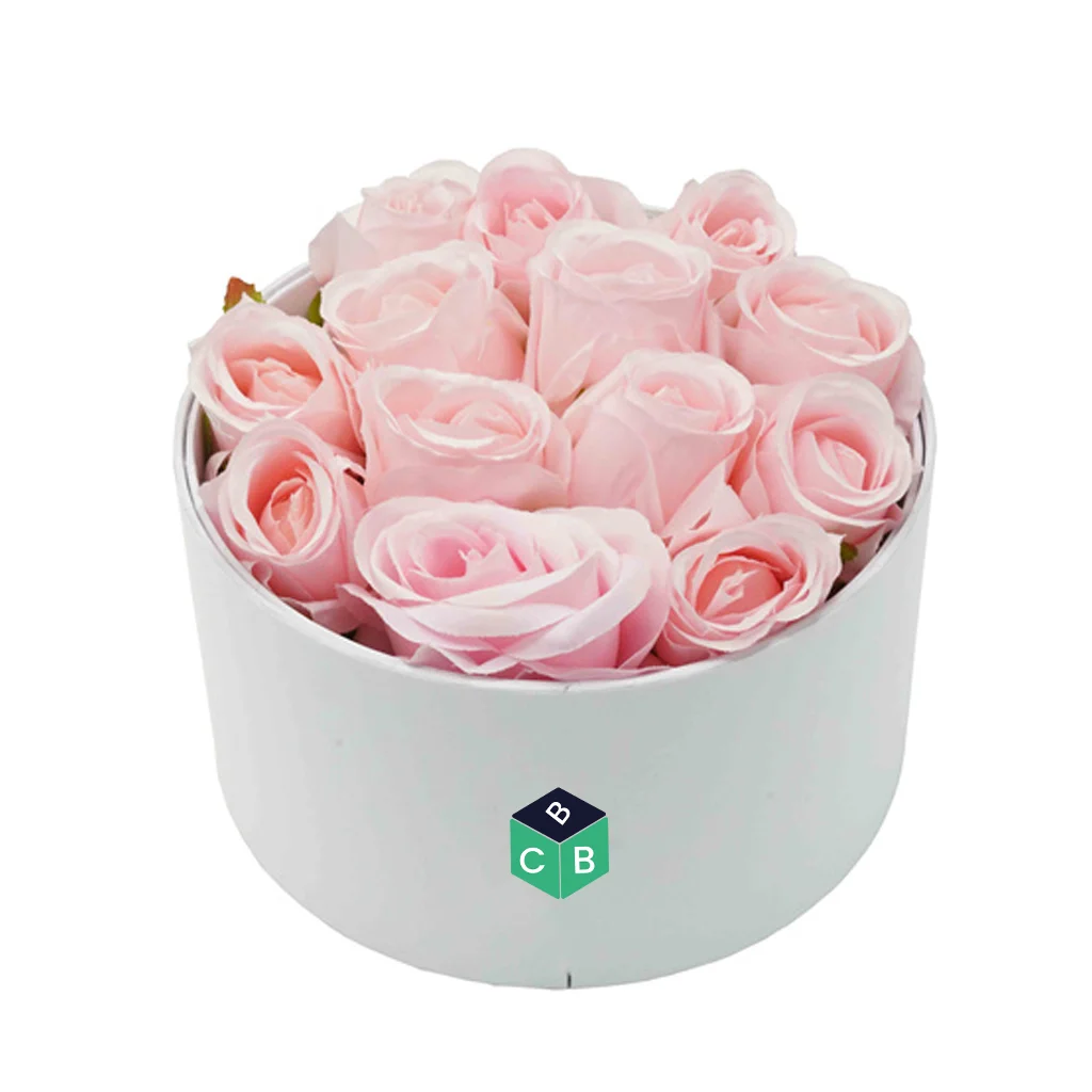 Custom Round Floral Boxes - Image 4