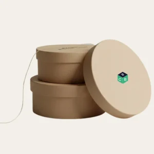 kraft round box​