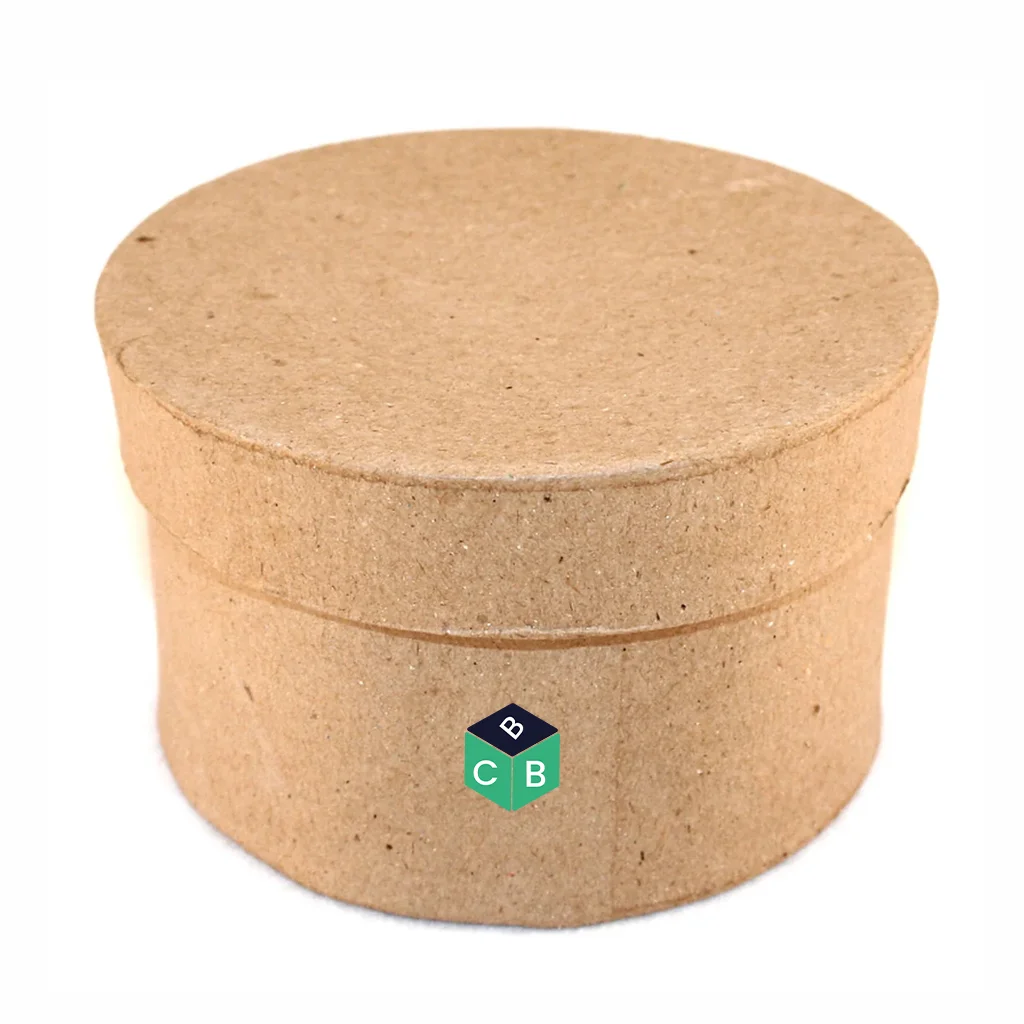 paper mache round box