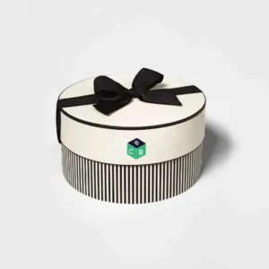 round cardboard box with lid​