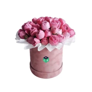 round floral box​